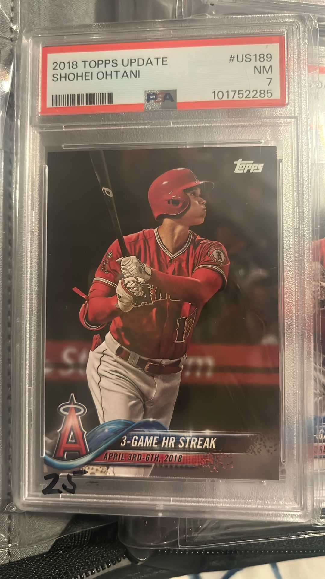 Shohei Ohtani PSA7 Rookie