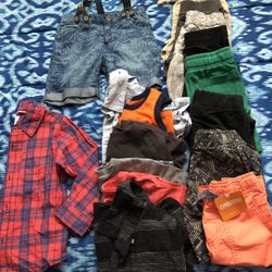 Size 2-3 Boys Clothes....long Sleeve Shirt/Shorts/Jumper/t’s. All In Good Condition. 