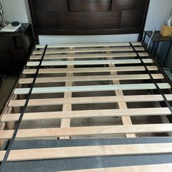 Queen Bedframe with Storage