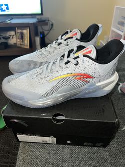 ANTA KAI 1 Speed Grey/Black Kyrie Irving Basketball Shoes Size 9.5