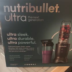 Nutribullet ultra the next generation 