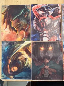 Titan Anime Canvas - 8 prints 8 x 10