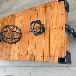 LINEBERRY FACTORY RAILROAD CART TABLE