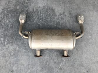 Infiniti Q50 axle back oem exhaust