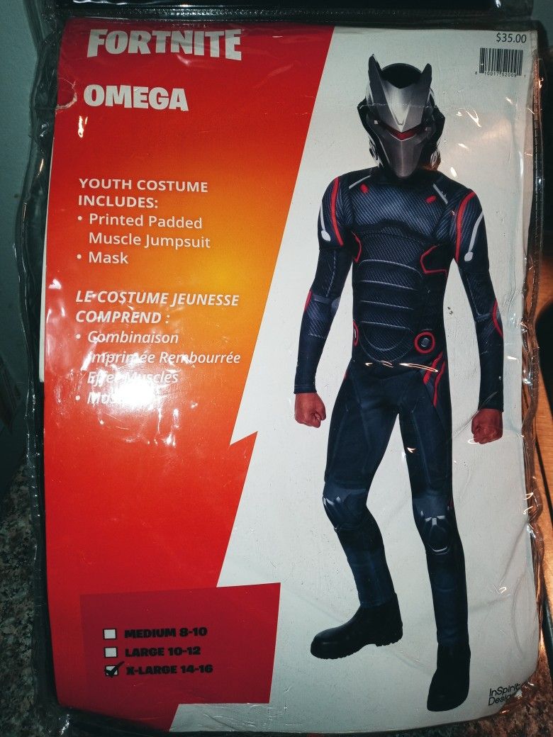 Omega fornite Halloween Costume boys