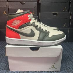 AIR JORDAN 1 MID SE (LightOreowoodBrown) [ 6, 6.5 & 8 Men’s/7.5, 8 & 9.5 Women’s]