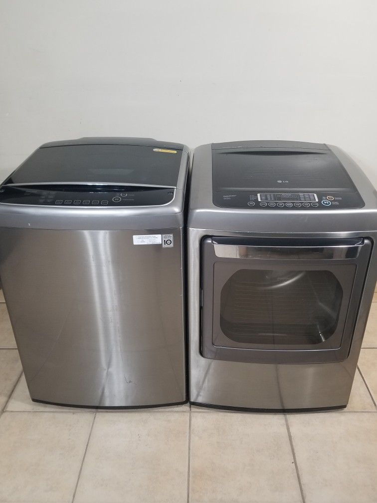 ELEGANT LG WASHER AND ELECTRIC DRYER FREE DELIVERY AND INSTALLATION ALSO A 90 DAYS WARRANTY