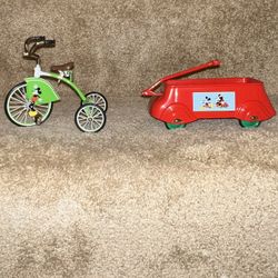 Hallmark 2001 2002 Mouse Velocipede Wagon Sidewalk Cruiser Keepsake