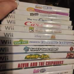 Nintendo Wii Children's Games All Different Prices. 