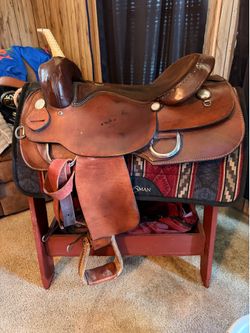 Rocking R saddle
