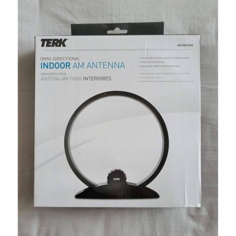 Terk Omni-Directional Indoor AM Antenna, New