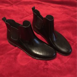 Black Rain Ankle Boots