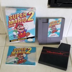 $50 Working Original 1988 Nintendo Game Super Mario Bros 2