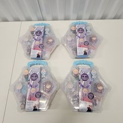 Lot Of 4 Frozen 2 Necklace Activity Sets 5 Charms & Necklaces Disney Tara Toy New!