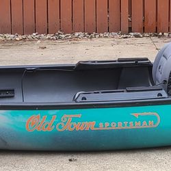Old Town Sportsman Canoe W/ Kayak Paddle