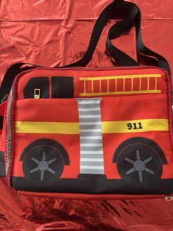 Fire Truck Lunch Bag 