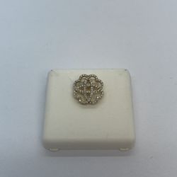 14k Gold Diamond 4 Heart Interlocking Pendant. New.