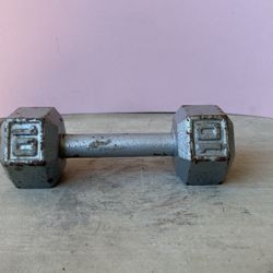 10 pound hex dumbbell