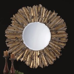 Uttermost Hemani Antique Gold Mirror