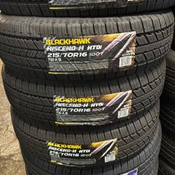 215/70/16 Blackhawk Tires 🛞
