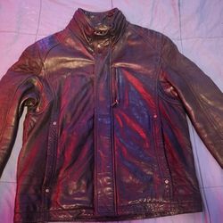 Marc New York Leather Jacket By Adrew Marc 
