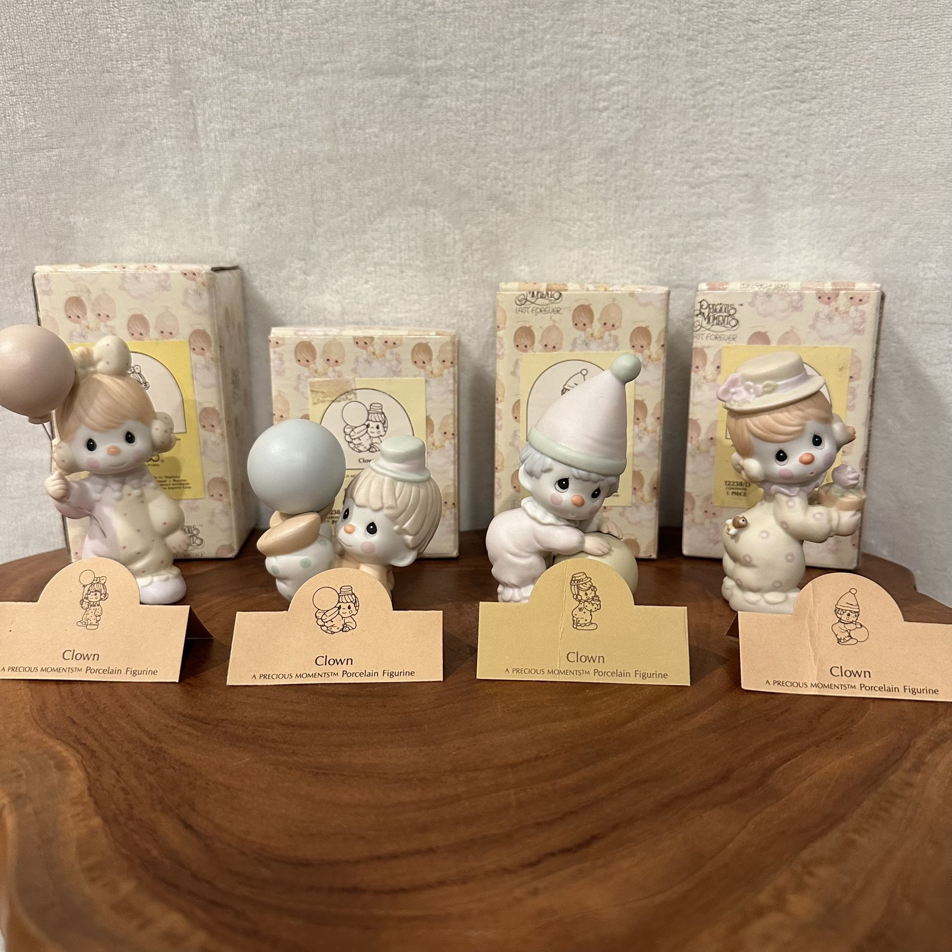 Precious Moments - Clown Collection ($15/pc or $45/set)