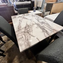 Dining table with four chairs