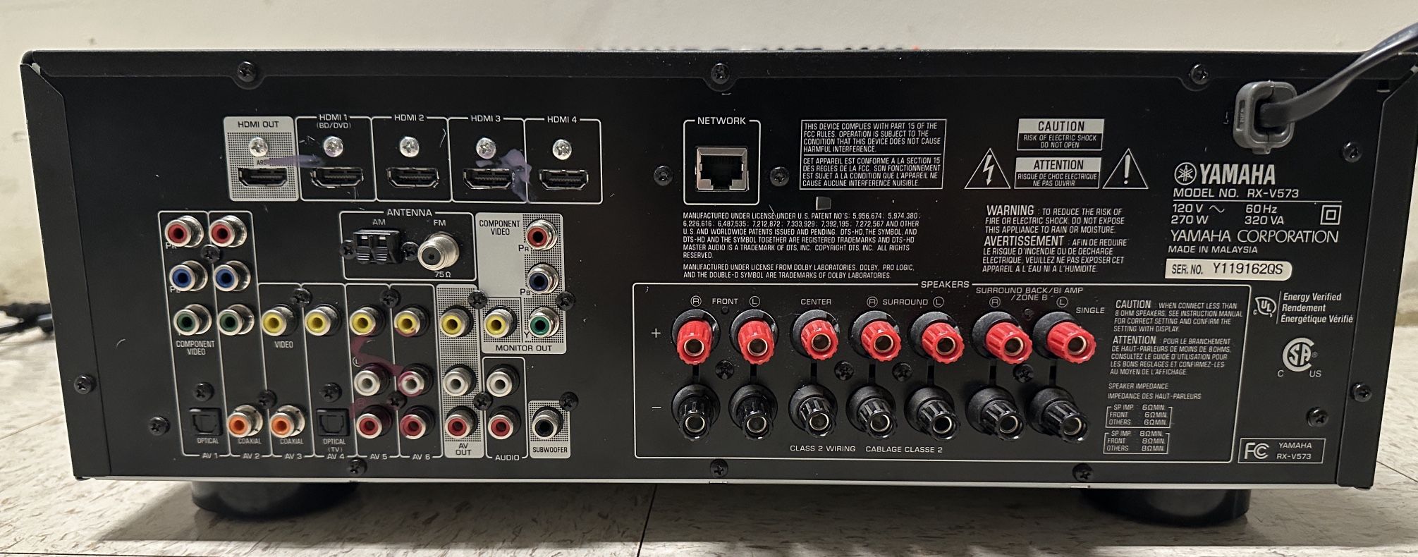 Yamaha Receiver RX-V573