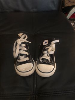 Black converse for kids