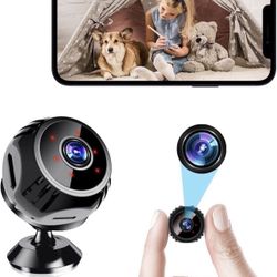Mini Spy Camera Wireless Hidden WiFi Nanny Cam Home Security Secret Cameras Small Surveillance Cam with Phone APP Live Remote Viewing Motion Detection