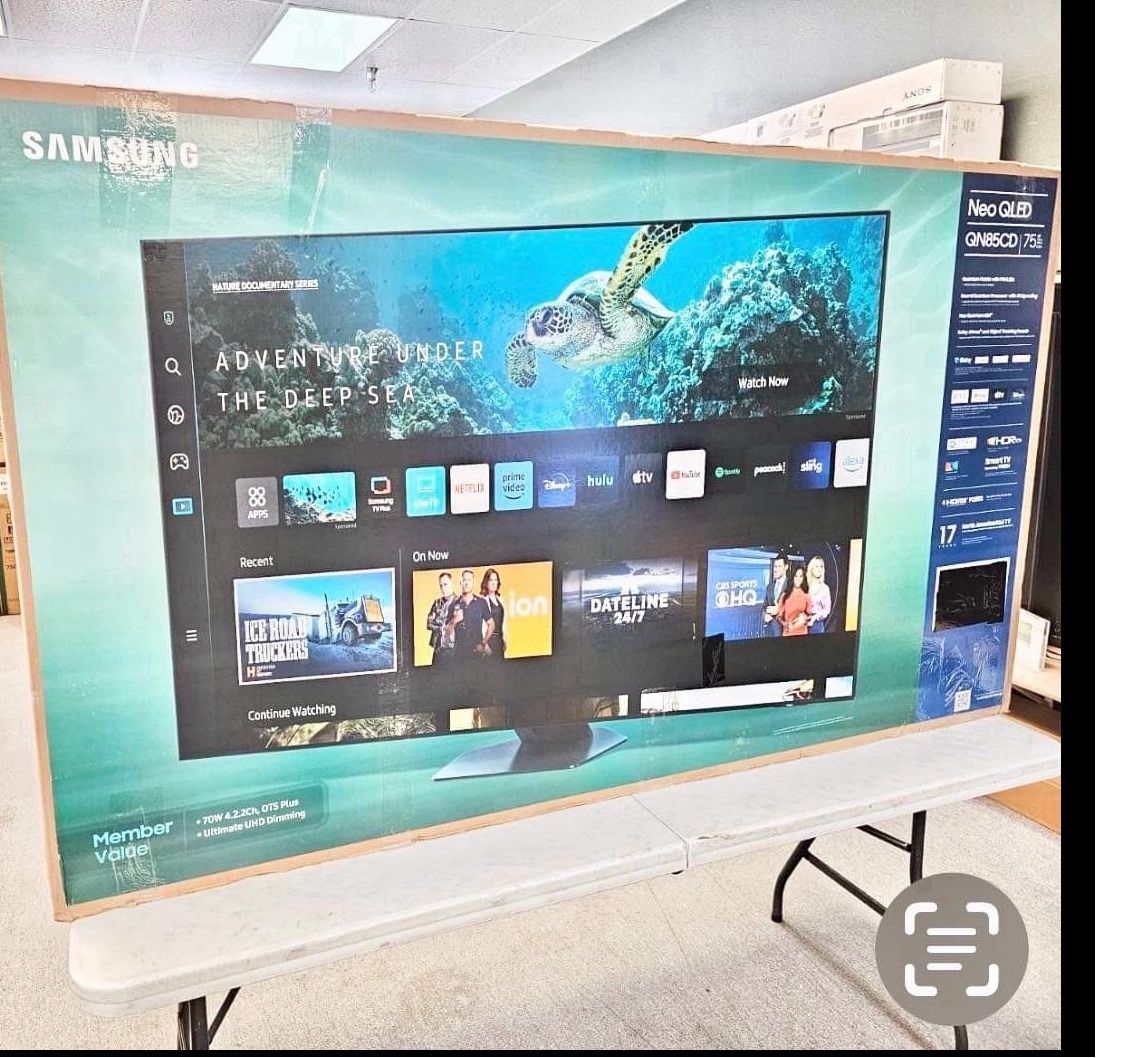 75 Tv Samsung Qn85 Smart 4k Hdtv 6 Month Warranty Free Delivery
