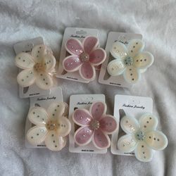 Flower Hair Clips