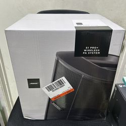 Bose S1 Pro + Portable Wireless PA System Black ( Brand New )