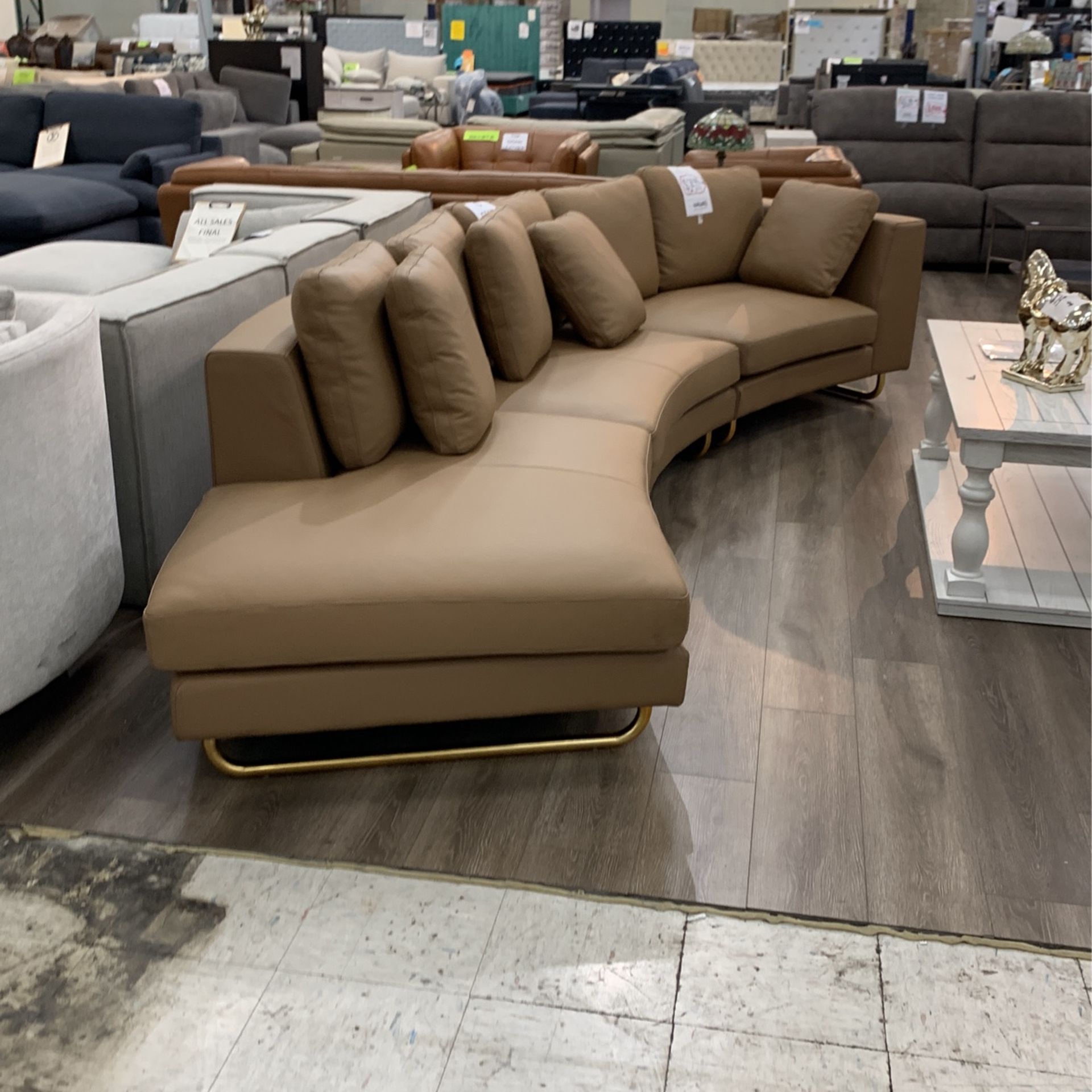 Arcadia Top Grain Leather Sectional