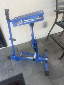 Pitching machine blue flame