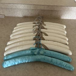10 Padded Hangers - Like New