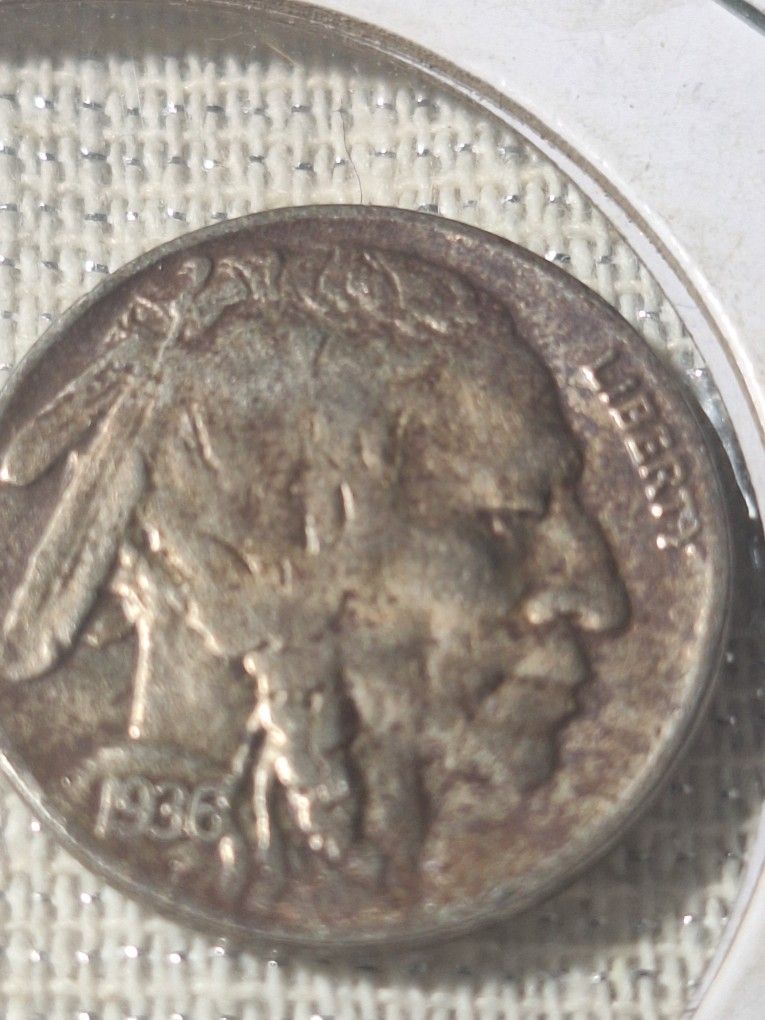 1936 Indian head letra F
