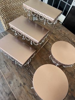 Pink Cake & Dessert Stand 