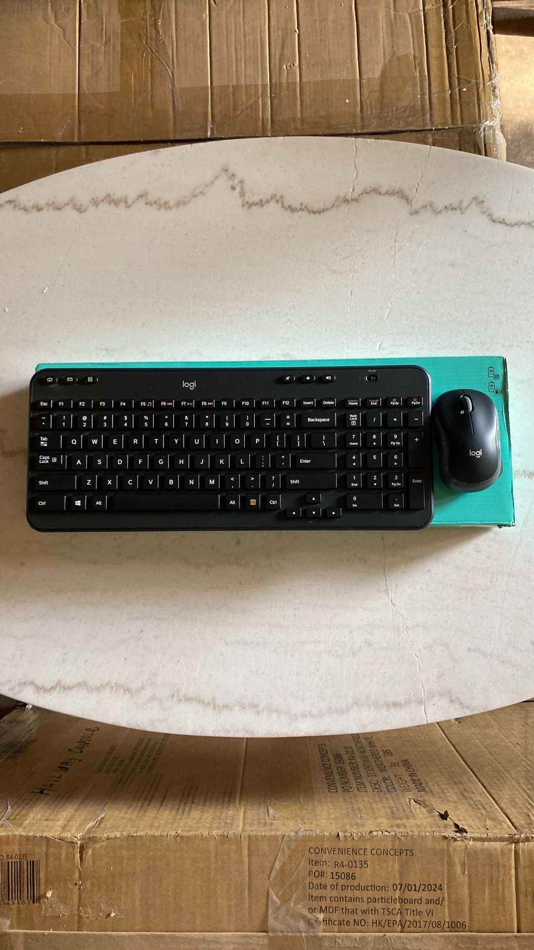 Logitech Keyboard And Mouse Set