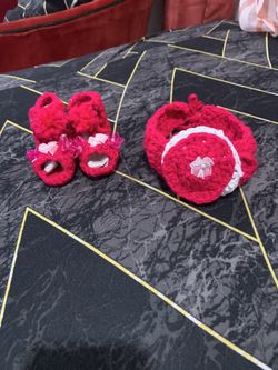 Baby Girl Shoes And Headband