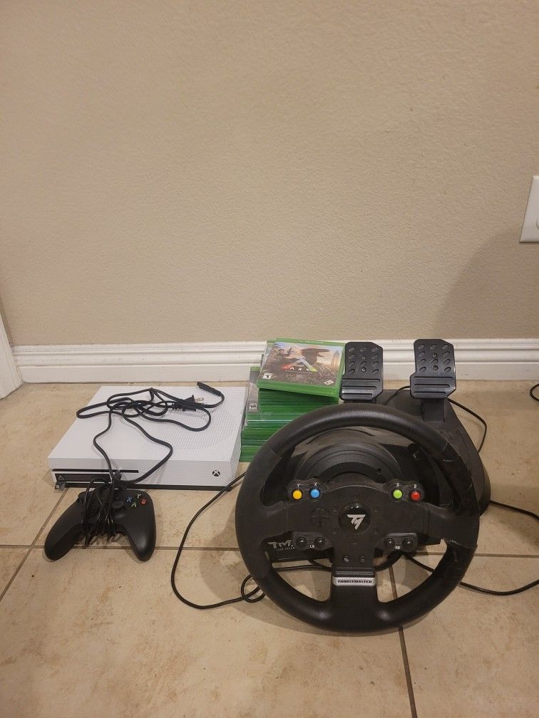 MICROSOFT XBOX ONE S CONSOLE 500GB 1681 BUNDLE Controller