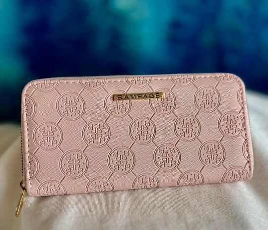 Rampage Blush Pink and Gold Wallet 