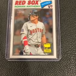 2026 Topps Heritage Chrome Roman Anthony RC
