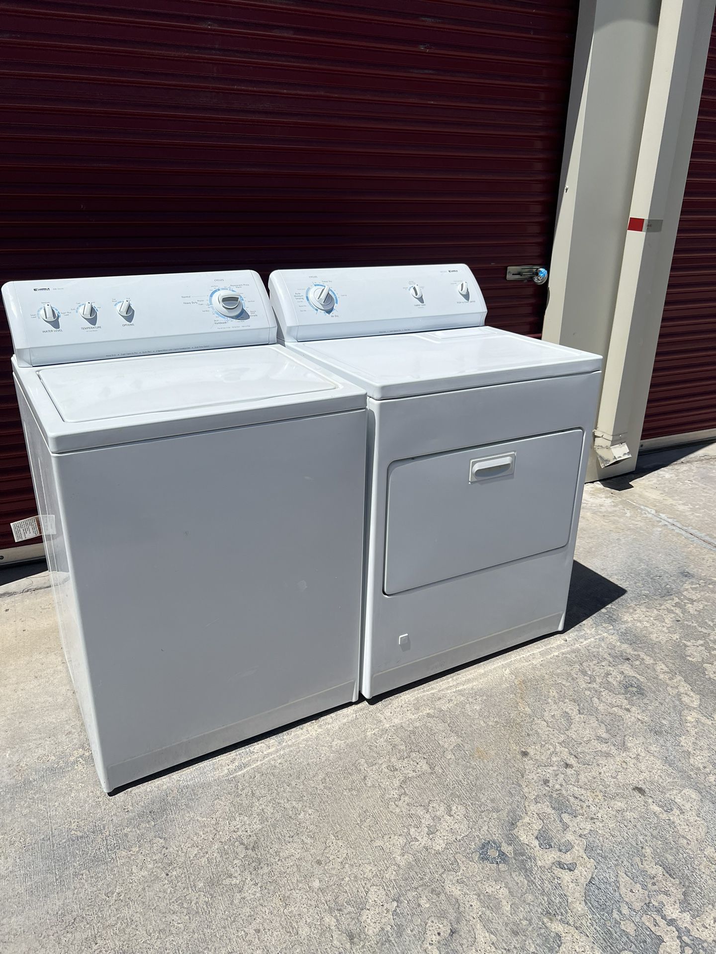 KENMORE WASHER AND DRYER 