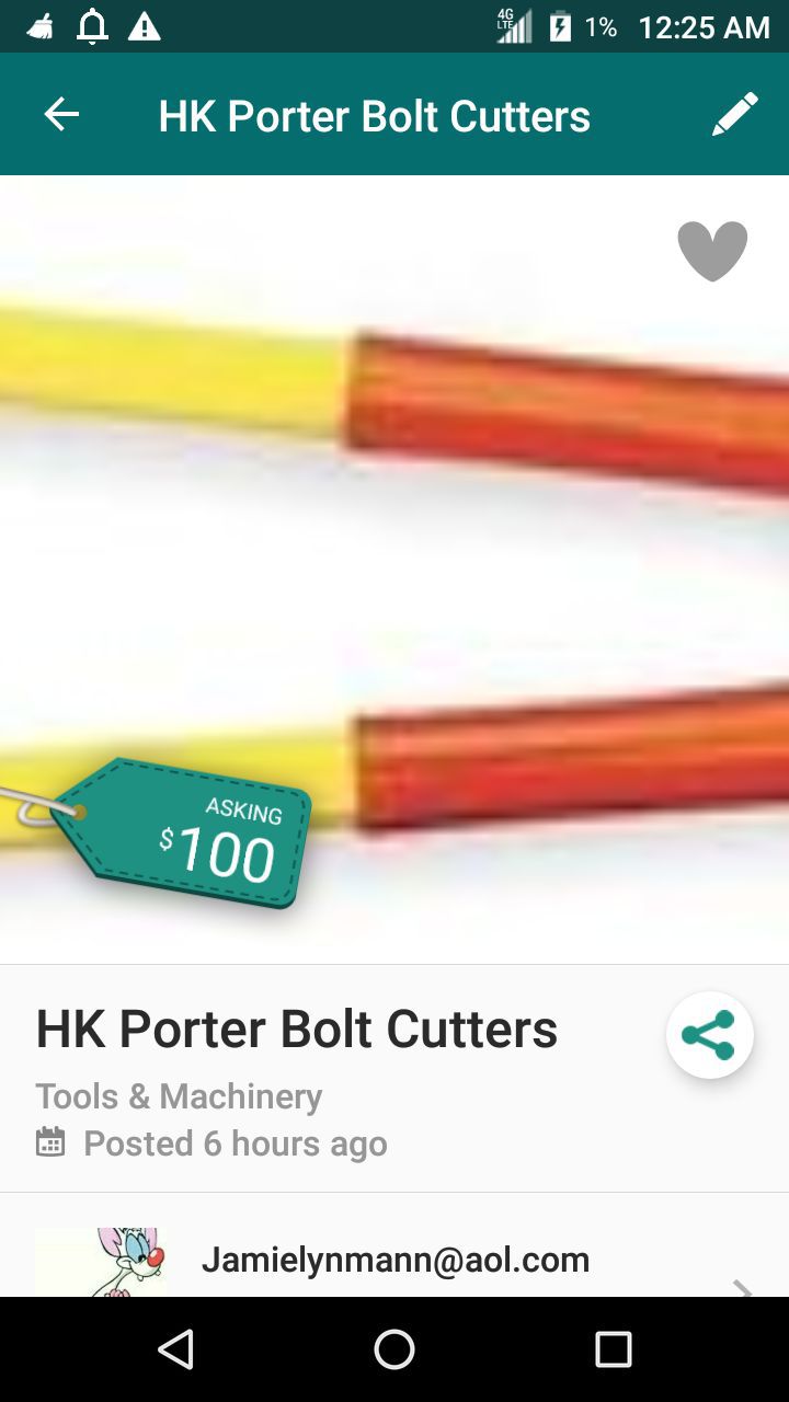 Bolt cutters