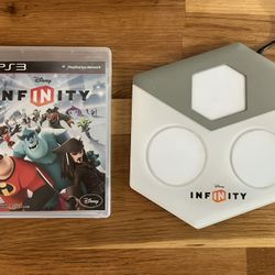 PS3 Disney Infinity game, dock and characters (2 Rare)