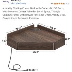 BRAND NEW Floating Corner desk