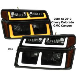 2004 to 2012 Chevy Colorado GMC Canyon  Headlights 