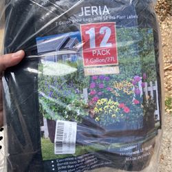 7 Gallon Grow Bag (12 Pack) With Plant Labels