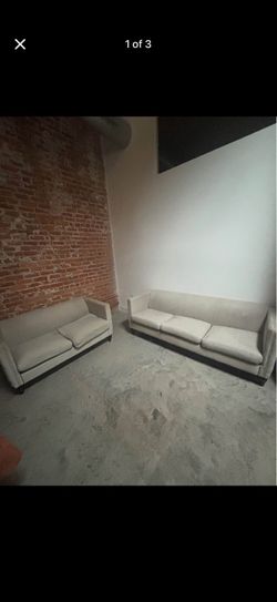 Beige Sofa & Loveseat Set